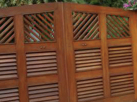 Gate - Teak wood